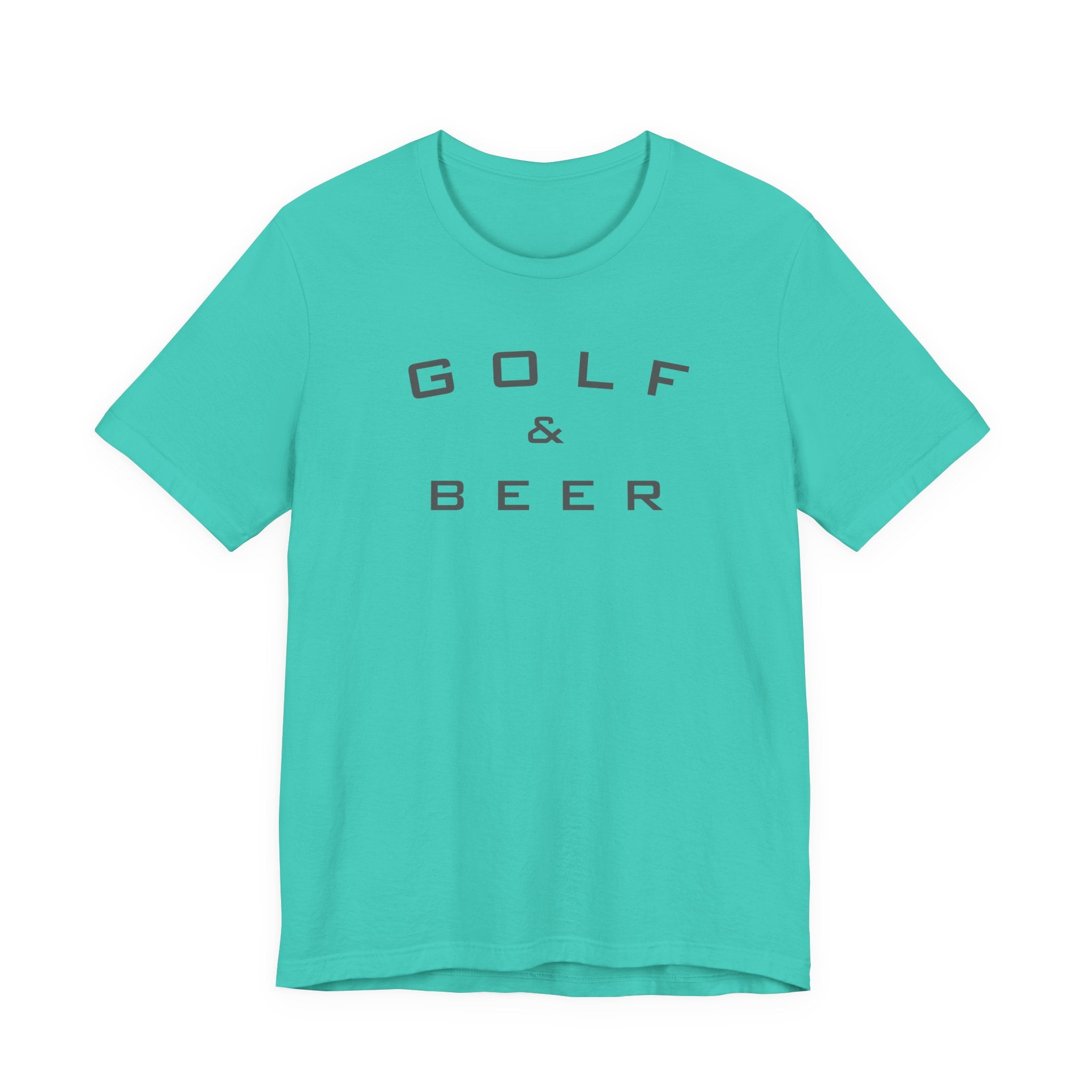 Golf & Beer T-Shirt — Casual Golfing Tee for Golf Lovers
