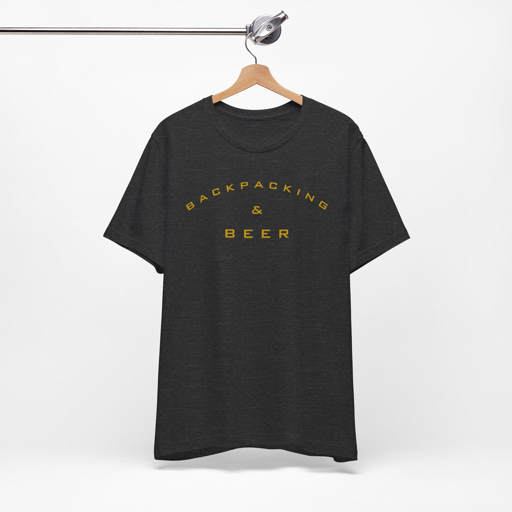 Backpacking & Beer T‑Shirt — Outdoor Adventure Camping Tee