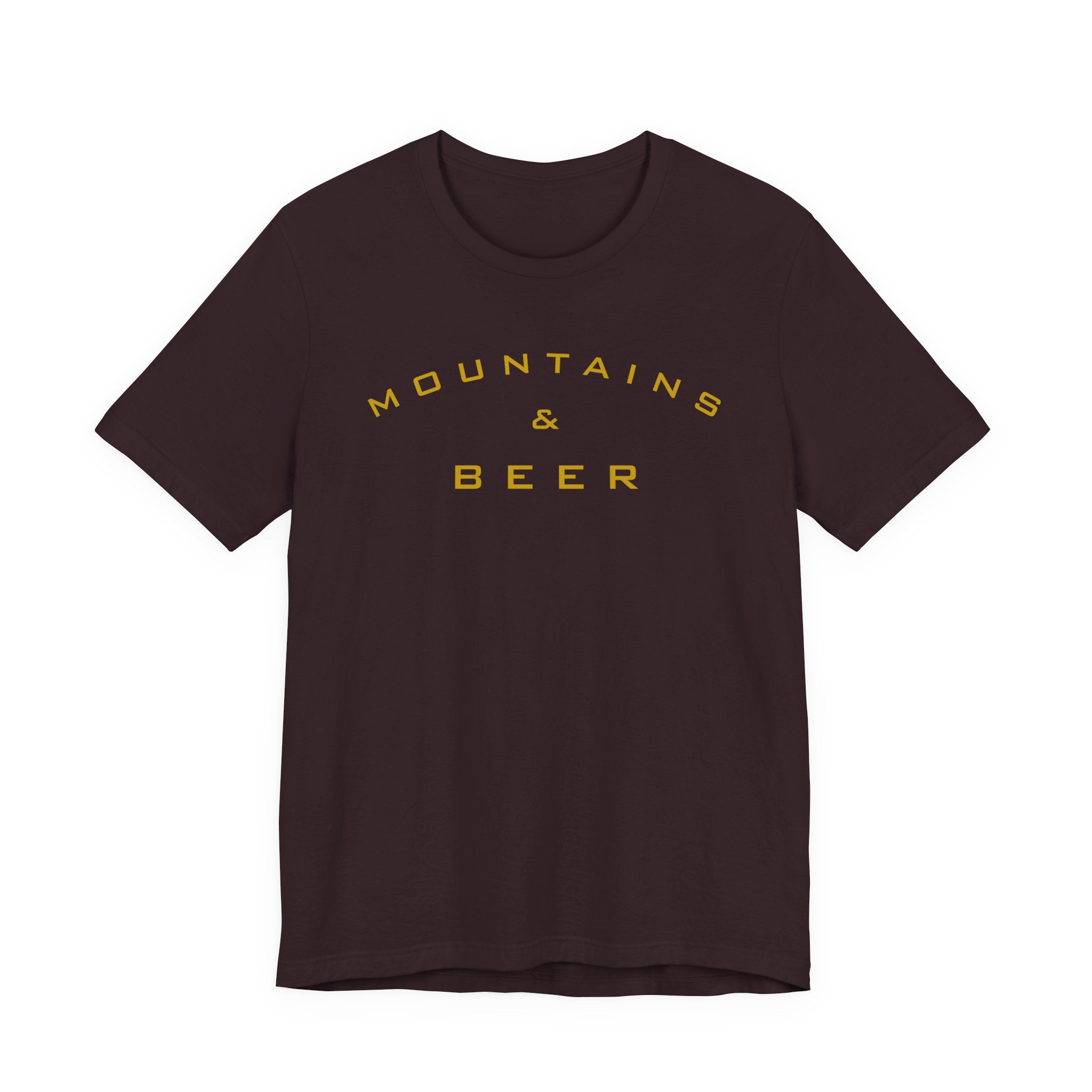 Mountains & Beer T-Shirt — Outdoor Hiking Beer Tee