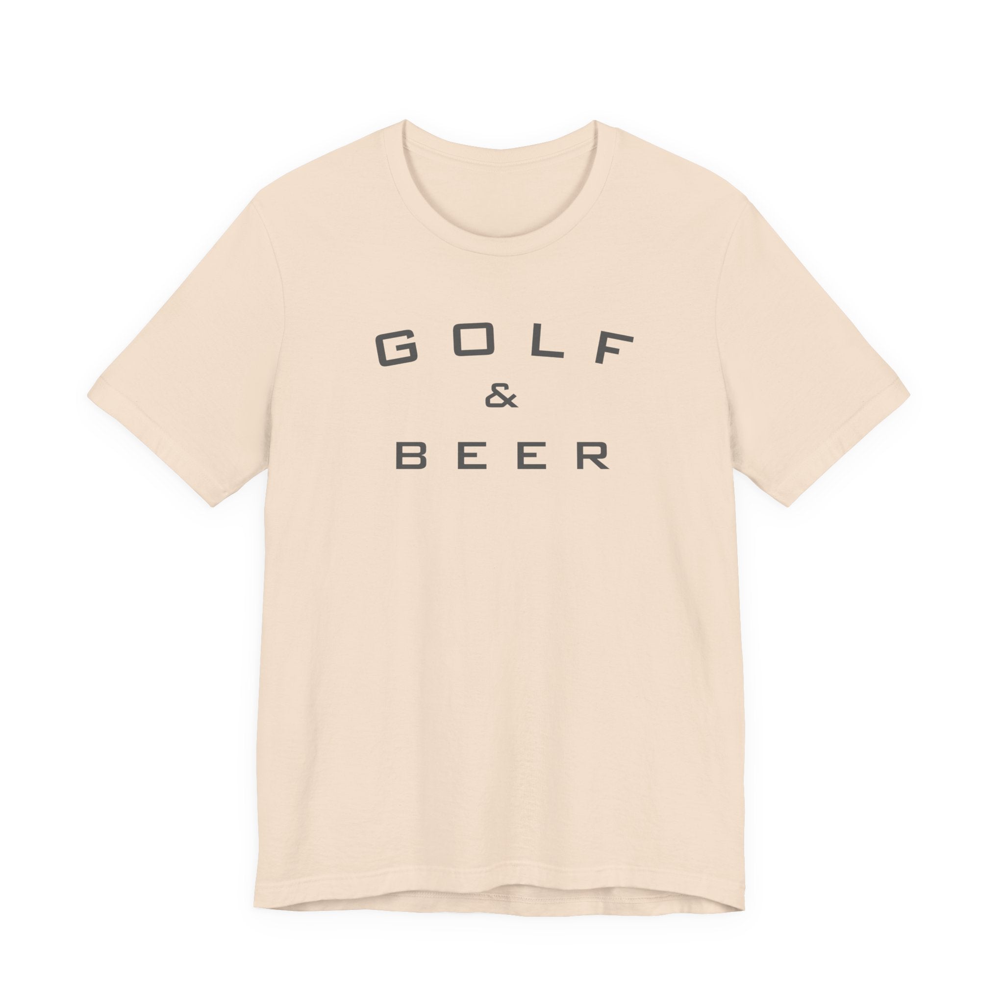 Golf & Beer T-Shirt — Casual Golfing Tee for Golf Lovers