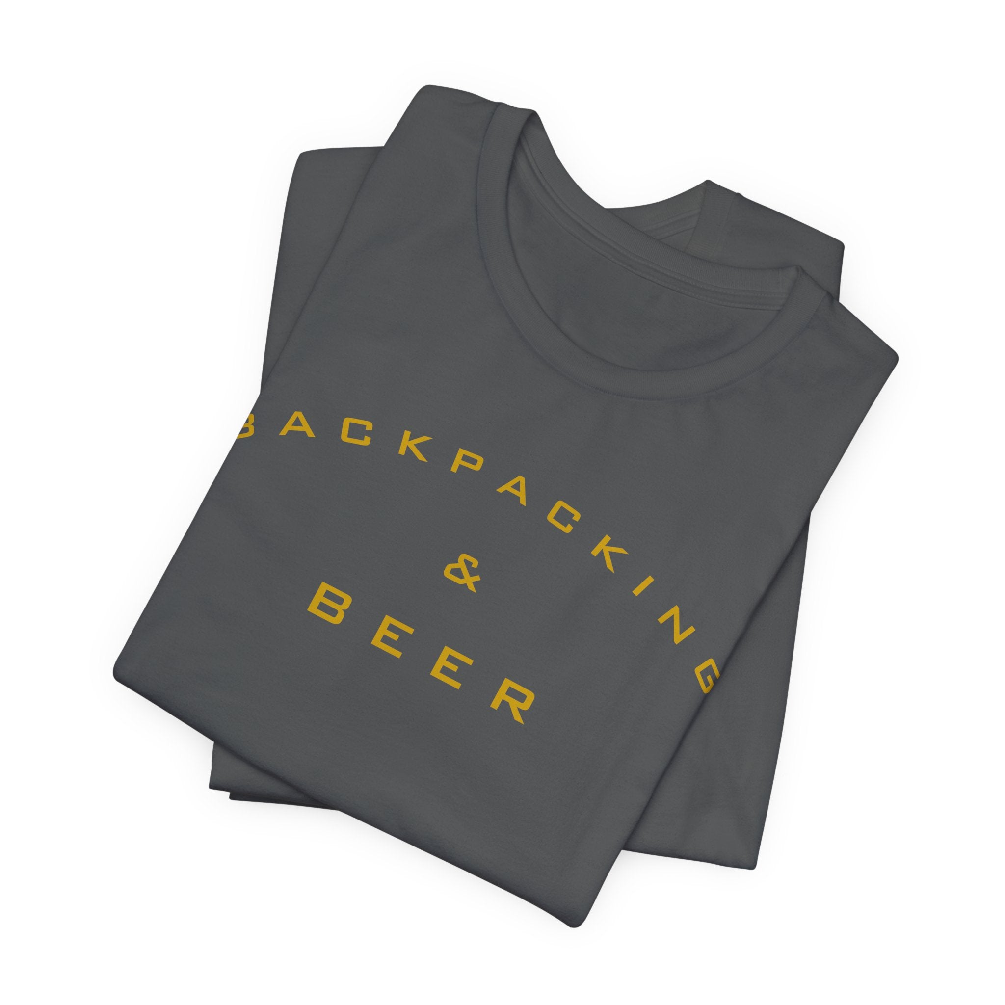Backpacking & Beer T‑Shirt — Outdoor Adventure Camping Tee