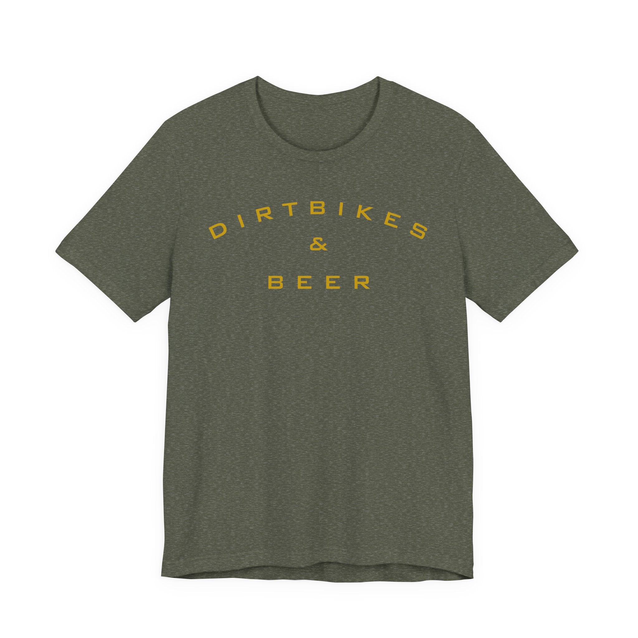 Dirtbikes & Beer T-Shirt — Vintage Moto Rider Tee
