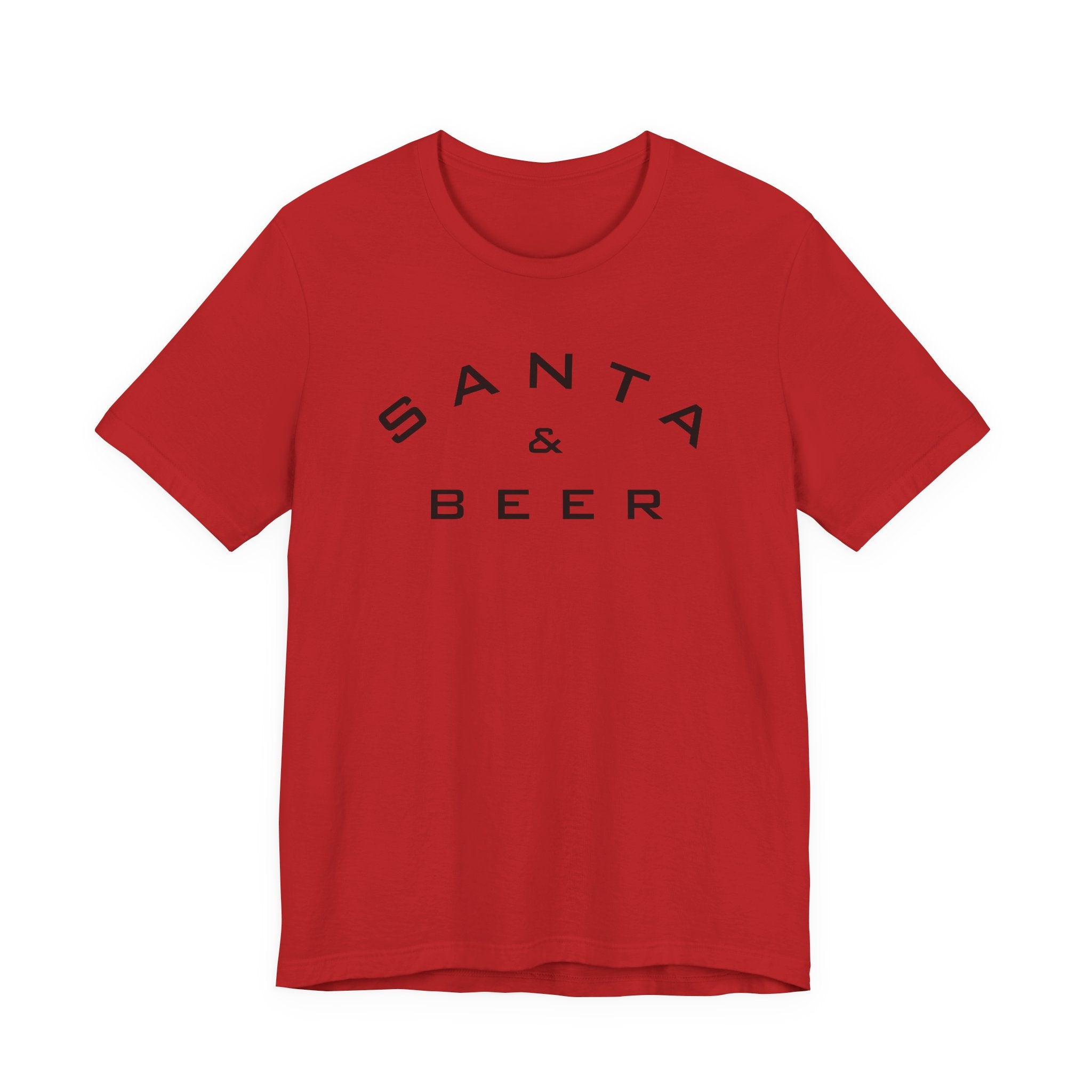 Santa & Beer Christmas Tee – Funny Holiday Party T-Shirt