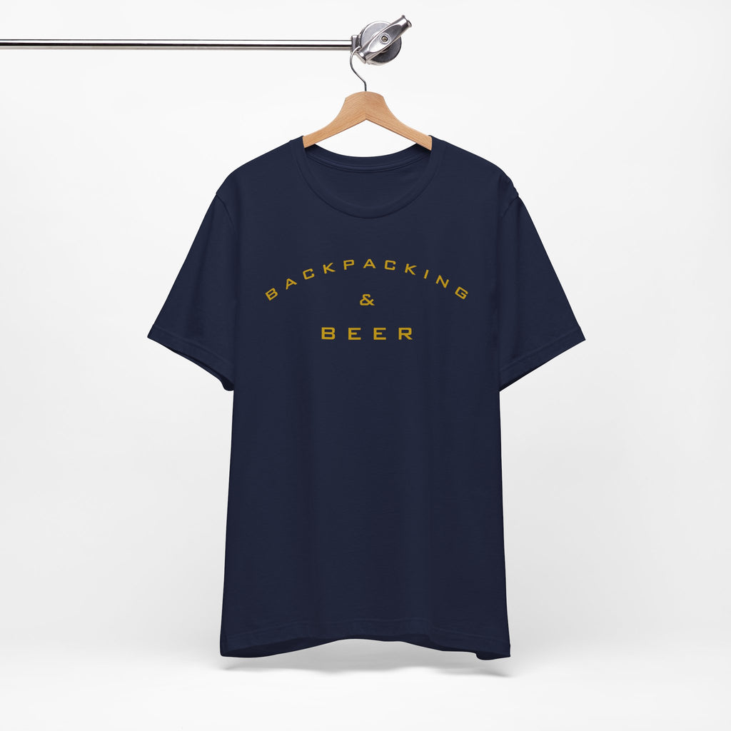 Backpacking & Beer T‑Shirt — Outdoor Adventure Camping Tee