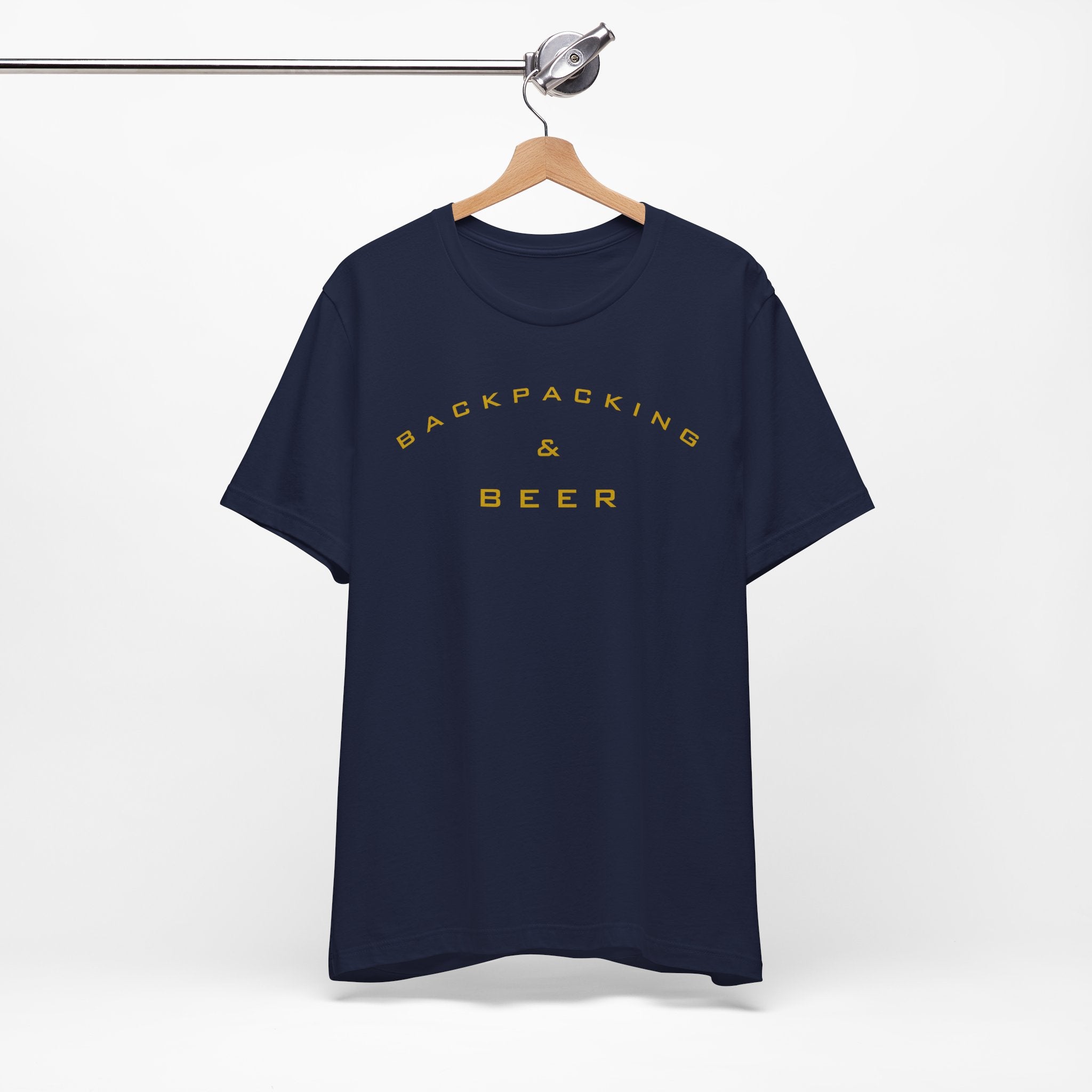Backpacking & Beer T‑Shirt — Outdoor Adventure Camping Tee