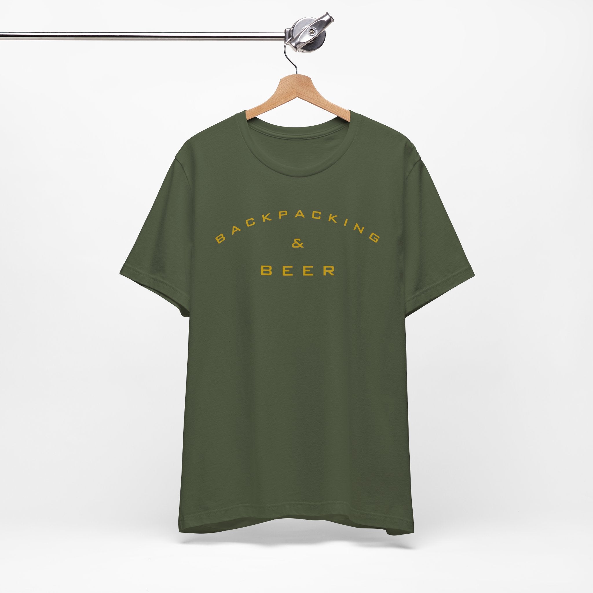 Backpacking & Beer T‑Shirt — Outdoor Adventure Camping Tee