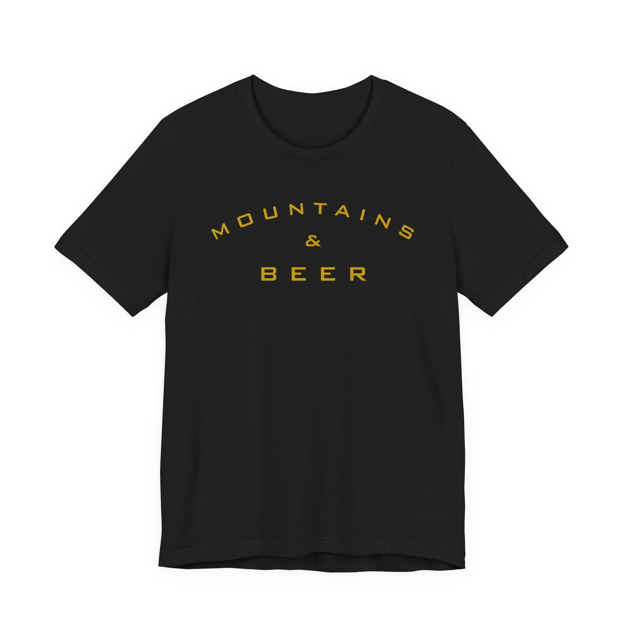 Mountains & Beer T-Shirt — Outdoor Hiking Beer Tee
