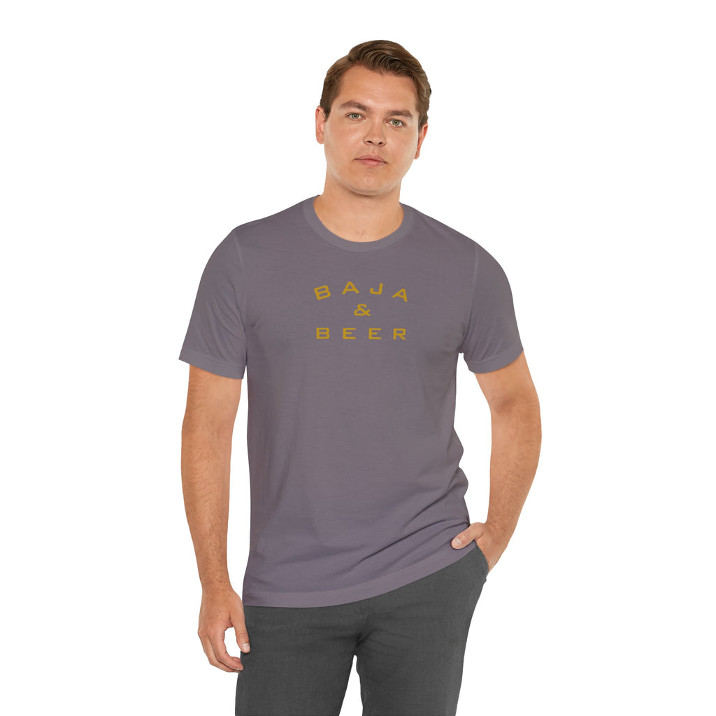 Baja & Beer Tee — Casual Beach Vacation T-Shirt