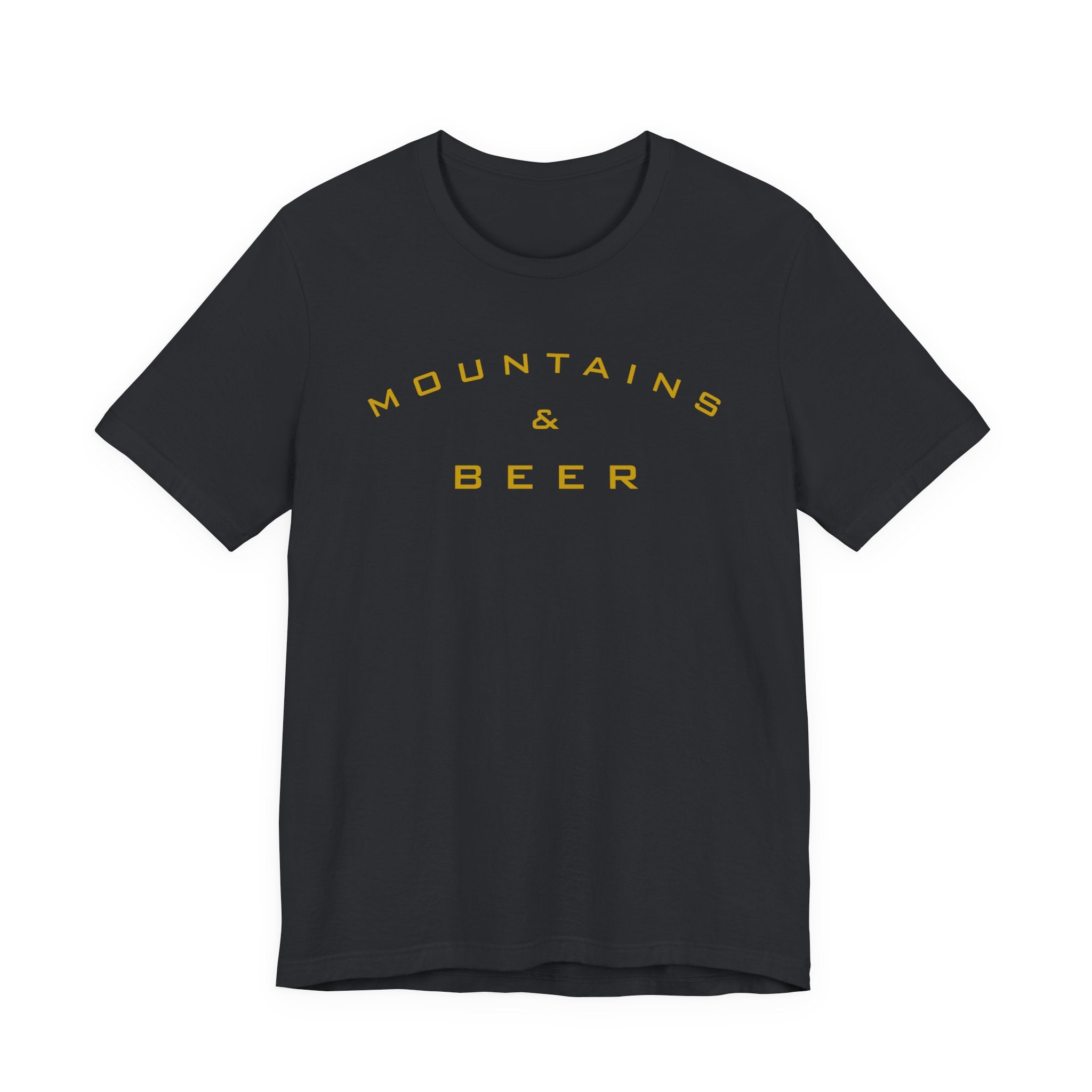 Mountains & Beer T-Shirt — Outdoor Hiking Beer Tee