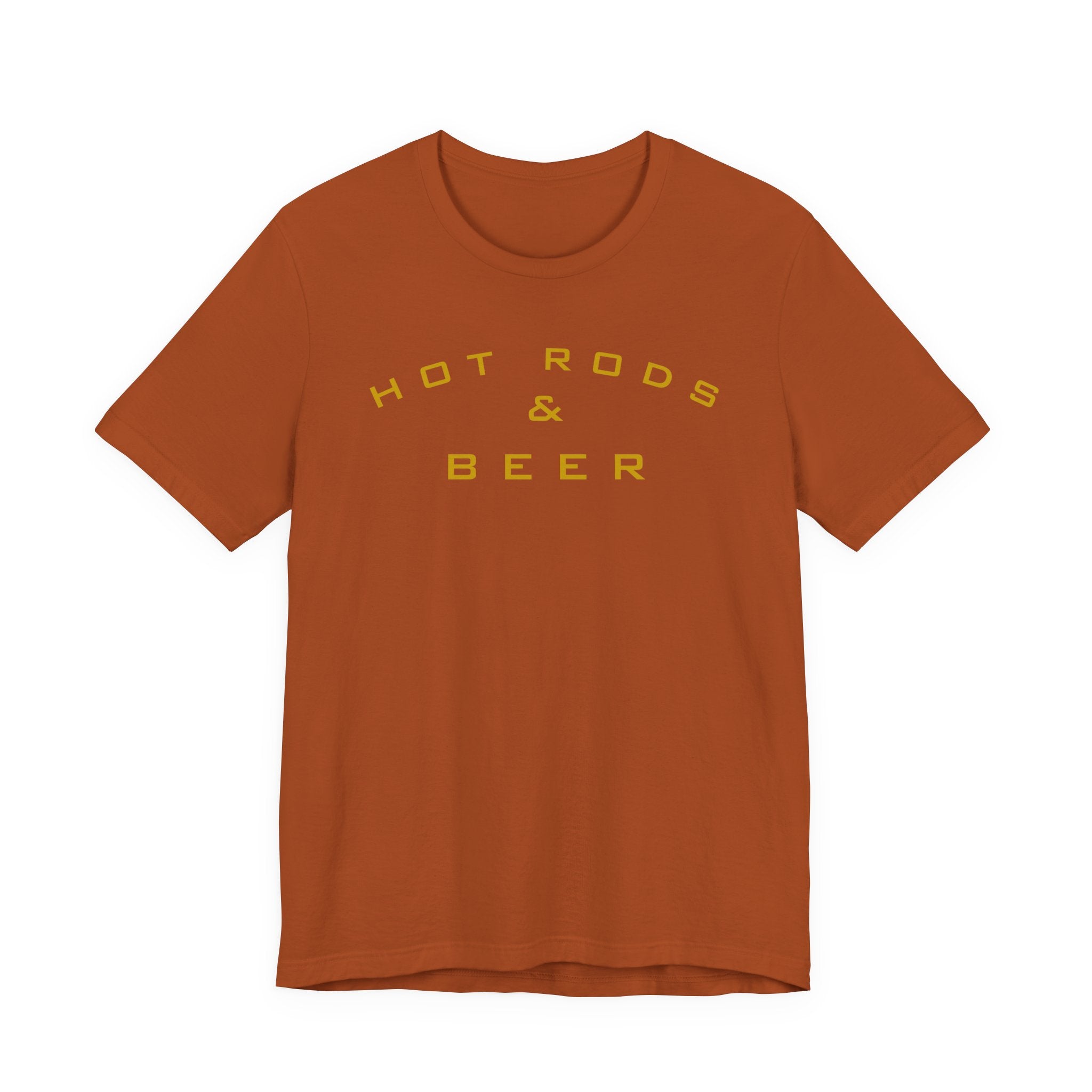 Hot Rods & Beer T-Shirt — Retro Car Lover Tee