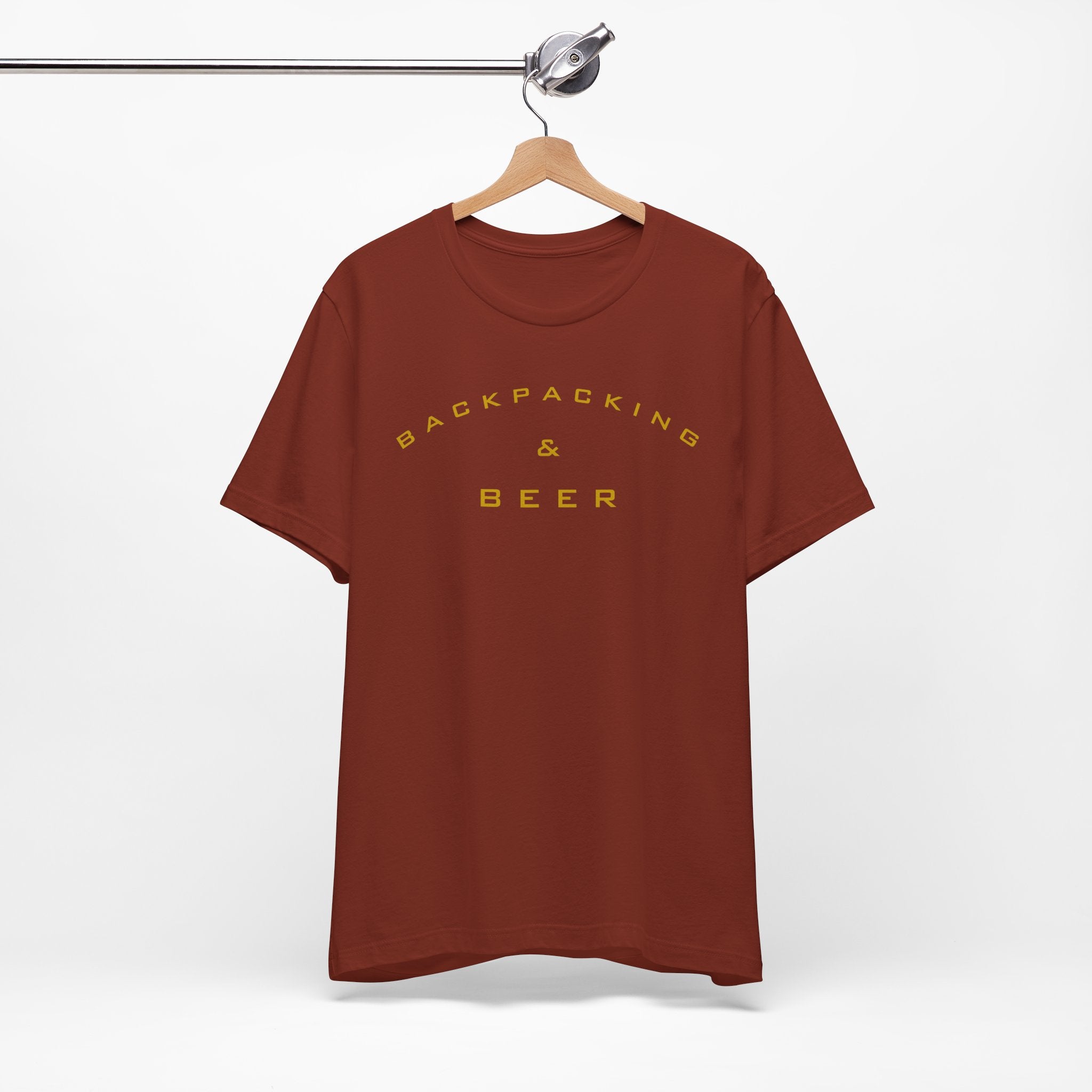 Backpacking & Beer T‑Shirt — Outdoor Adventure Camping Tee