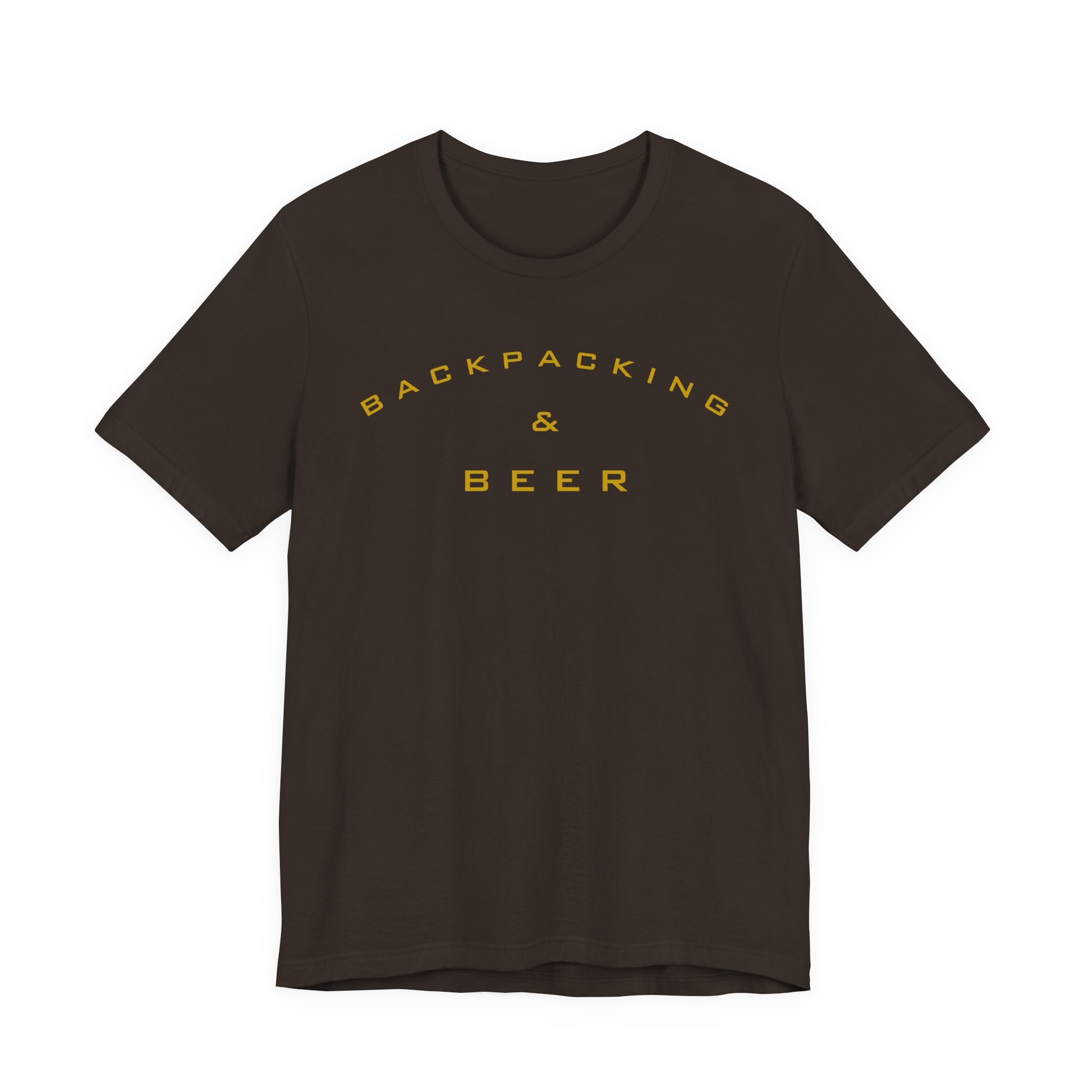Backpacking & Beer T‑Shirt — Outdoor Adventure Camping Tee