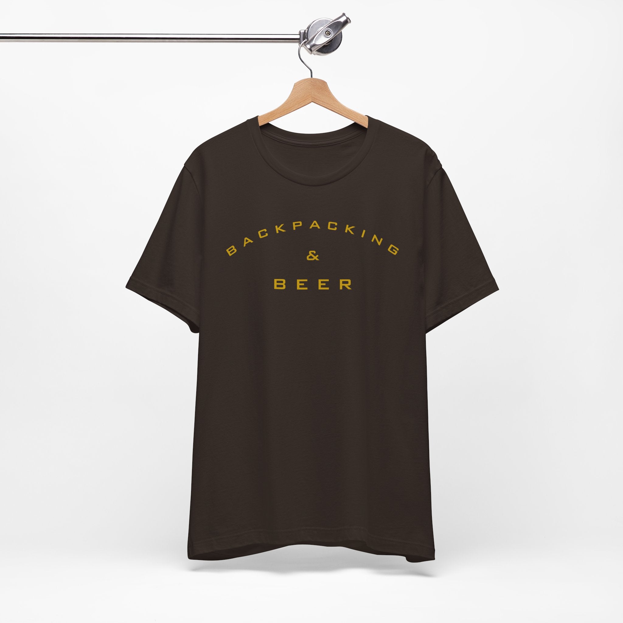 Backpacking & Beer T‑Shirt — Outdoor Adventure Camping Tee