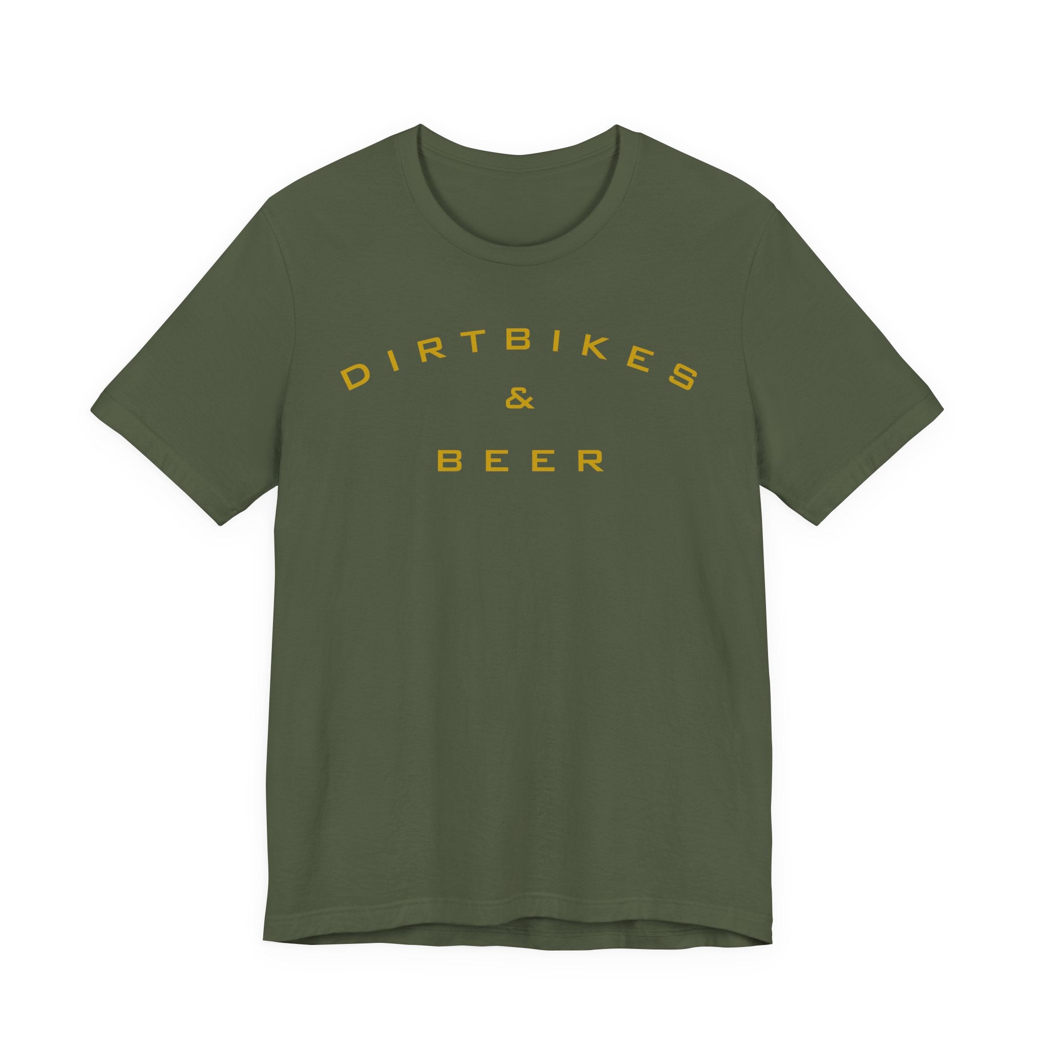 Dirtbikes & Beer T-Shirt — Vintage Moto Rider Tee