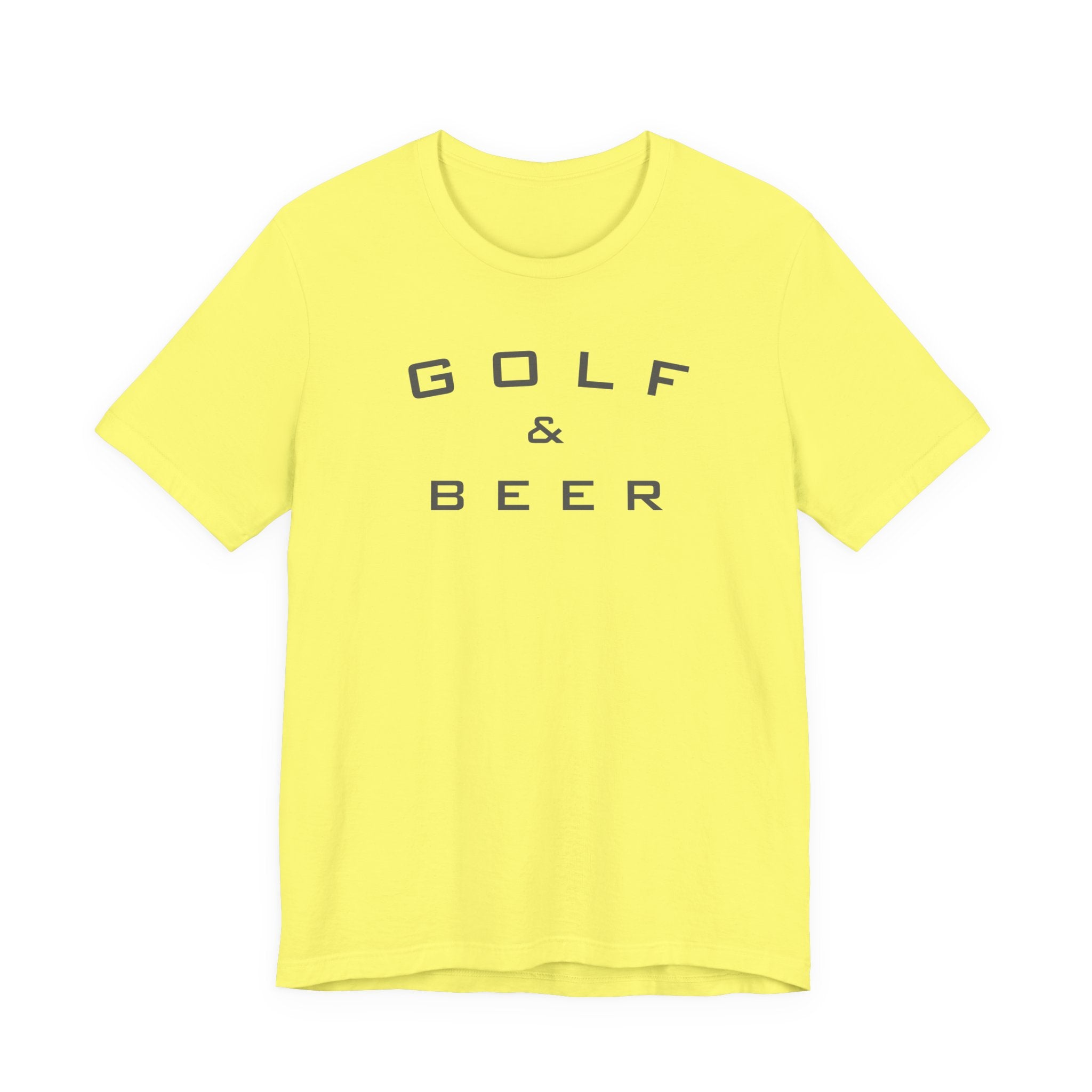 Golf & Beer T-Shirt — Casual Golfing Tee for Golf Lovers