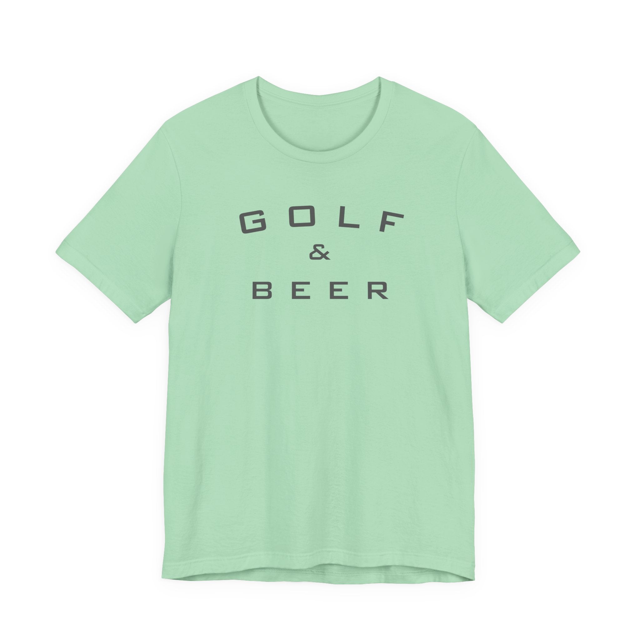 Golf & Beer T-Shirt — Casual Golfing Tee for Golf Lovers