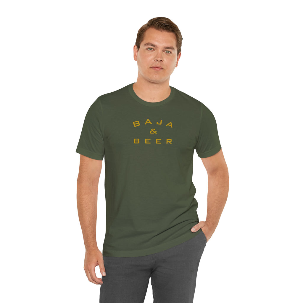 Baja & Beer Tee — Casual Beach Vacation T-Shirt