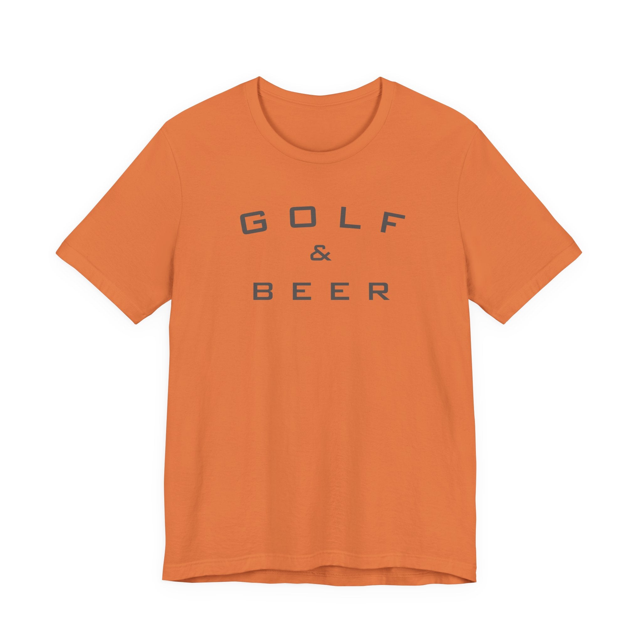 Golf & Beer T-Shirt — Casual Golfing Tee for Golf Lovers
