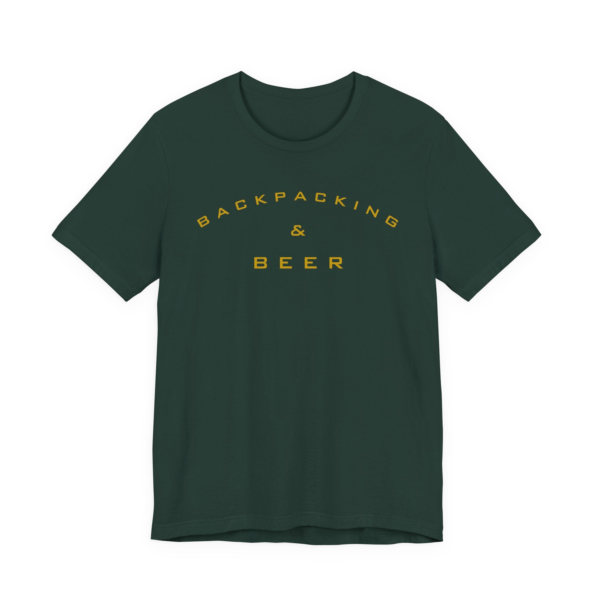 Backpacking & Beer T‑Shirt — Outdoor Adventure Camping Tee