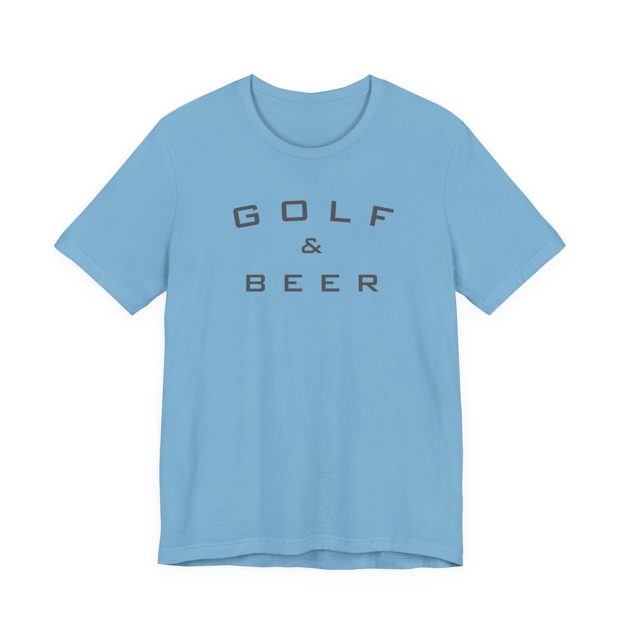 Golf & Beer T-Shirt — Casual Golfing Tee for Golf Lovers