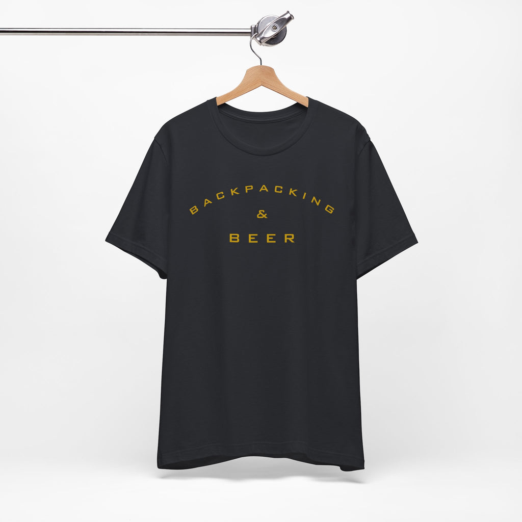 Backpacking & Beer T‑Shirt — Outdoor Adventure Camping Tee