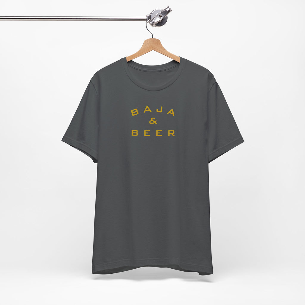 Baja & Beer Tee — Casual Beach Vacation T-Shirt