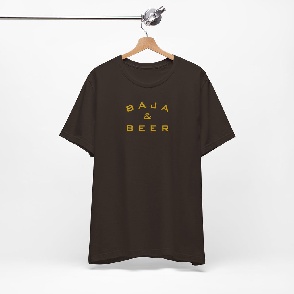 Baja & Beer Tee — Casual Beach Vacation T-Shirt