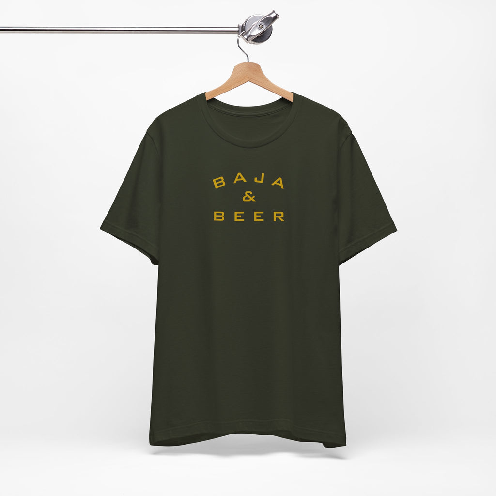 Baja & Beer Tee — Casual Beach Vacation T-Shirt