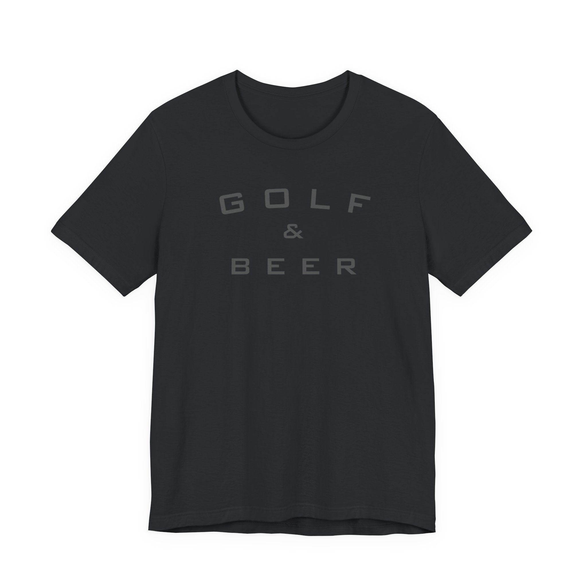 Golf & Beer T-Shirt — Casual Golfing Tee for Golf Lovers