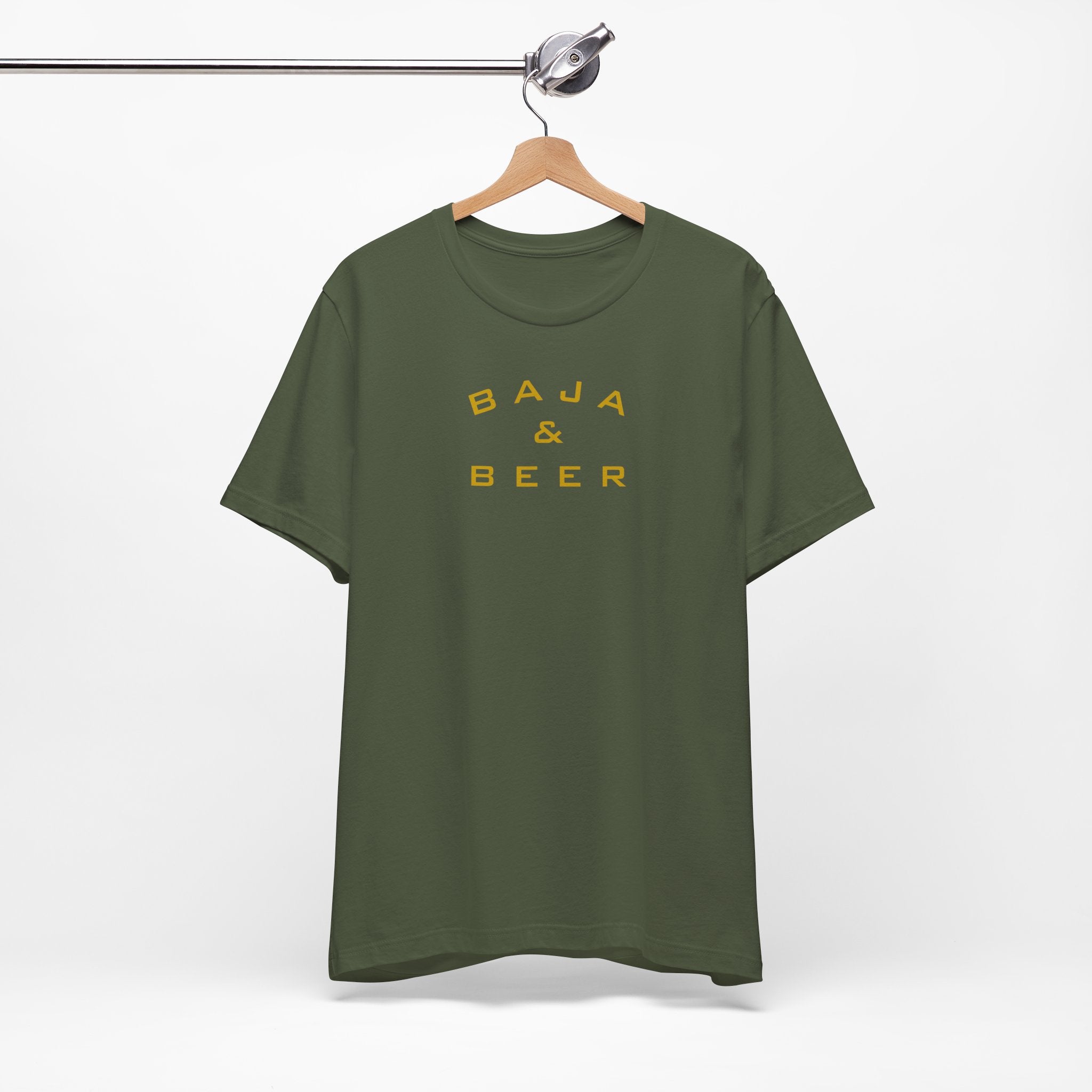 Baja & Beer Tee — Casual Beach Vacation T-Shirt