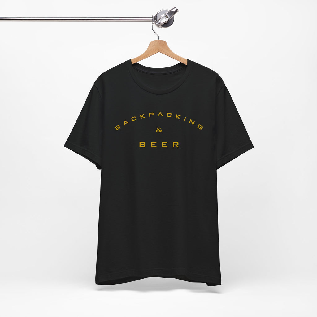 Backpacking & Beer T‑Shirt — Outdoor Adventure Camping Tee