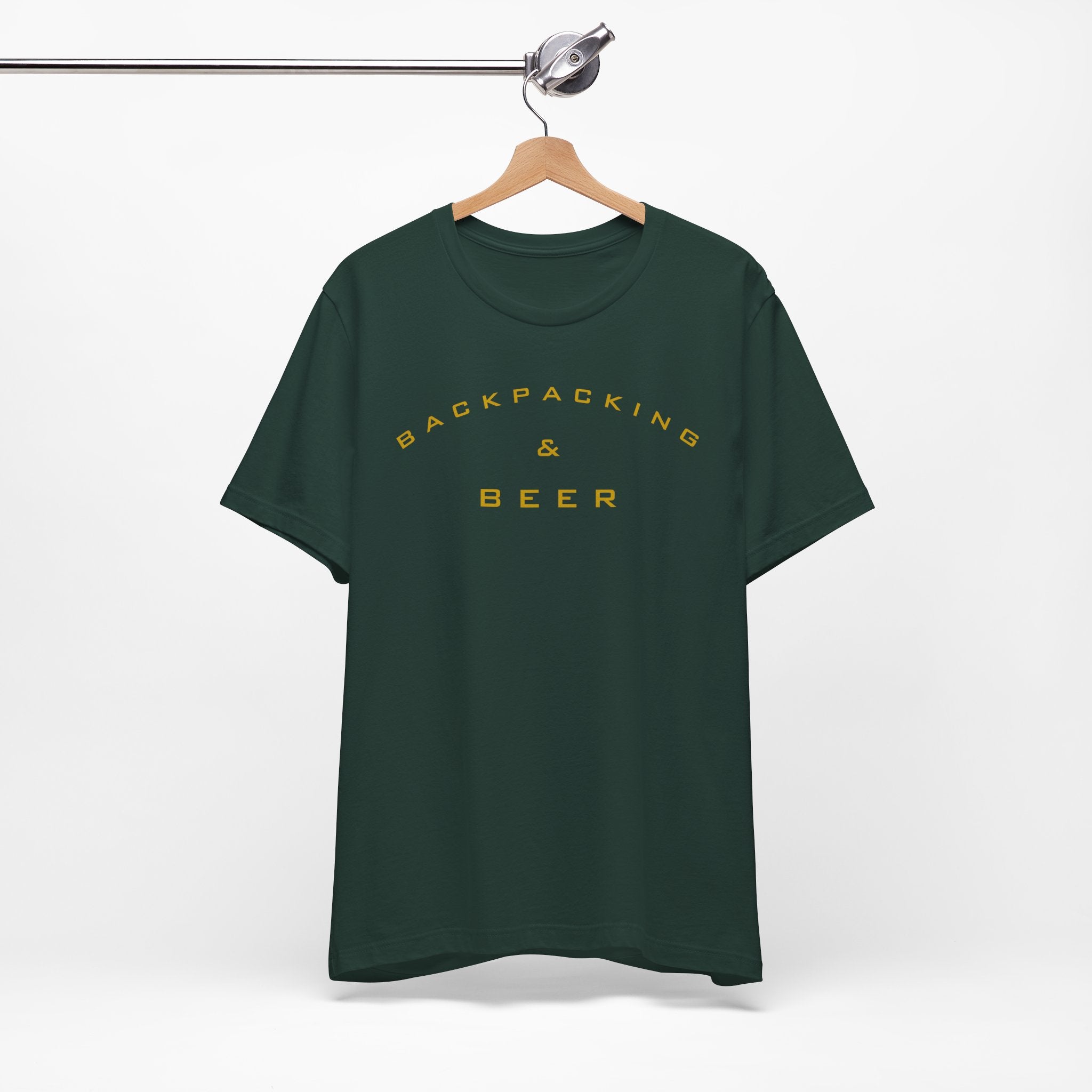 Backpacking & Beer T‑Shirt — Outdoor Adventure Camping Tee