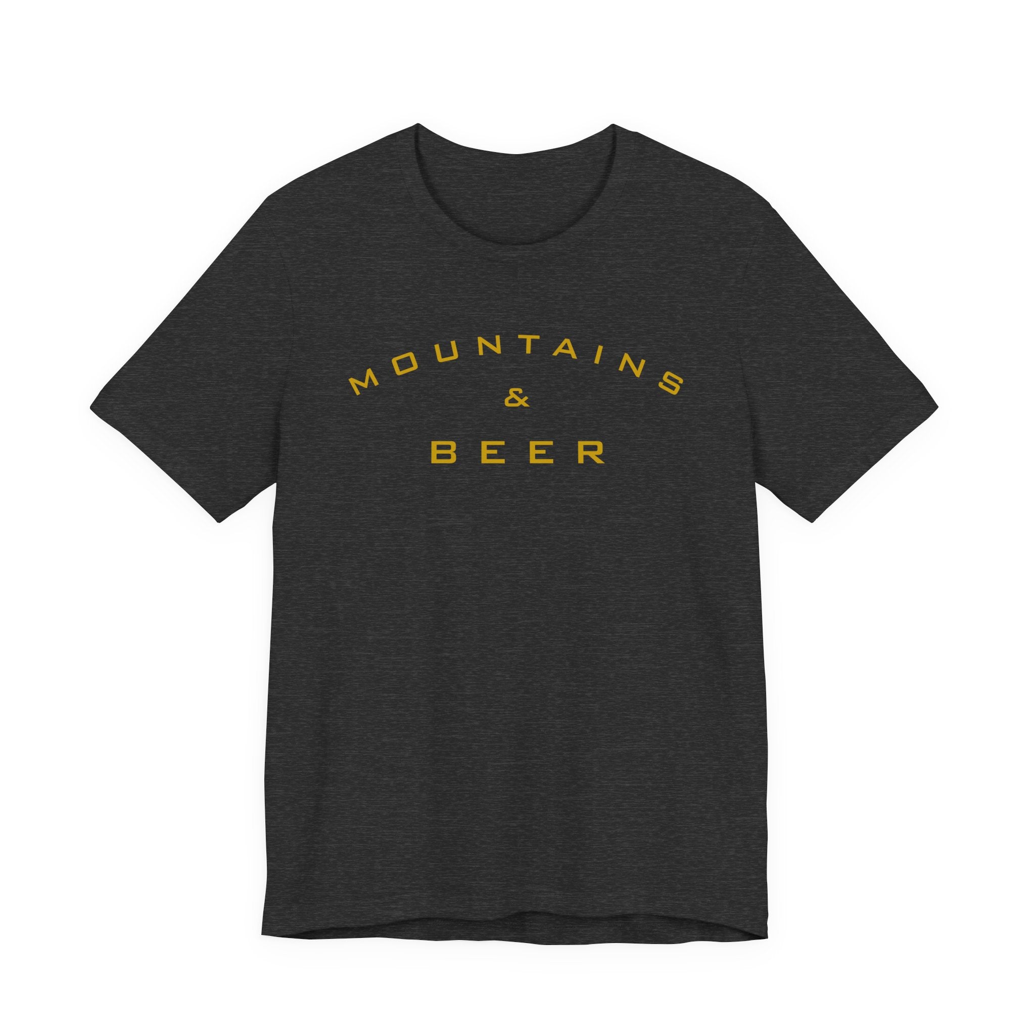 Mountains & Beer T-Shirt — Outdoor Hiking Beer Tee