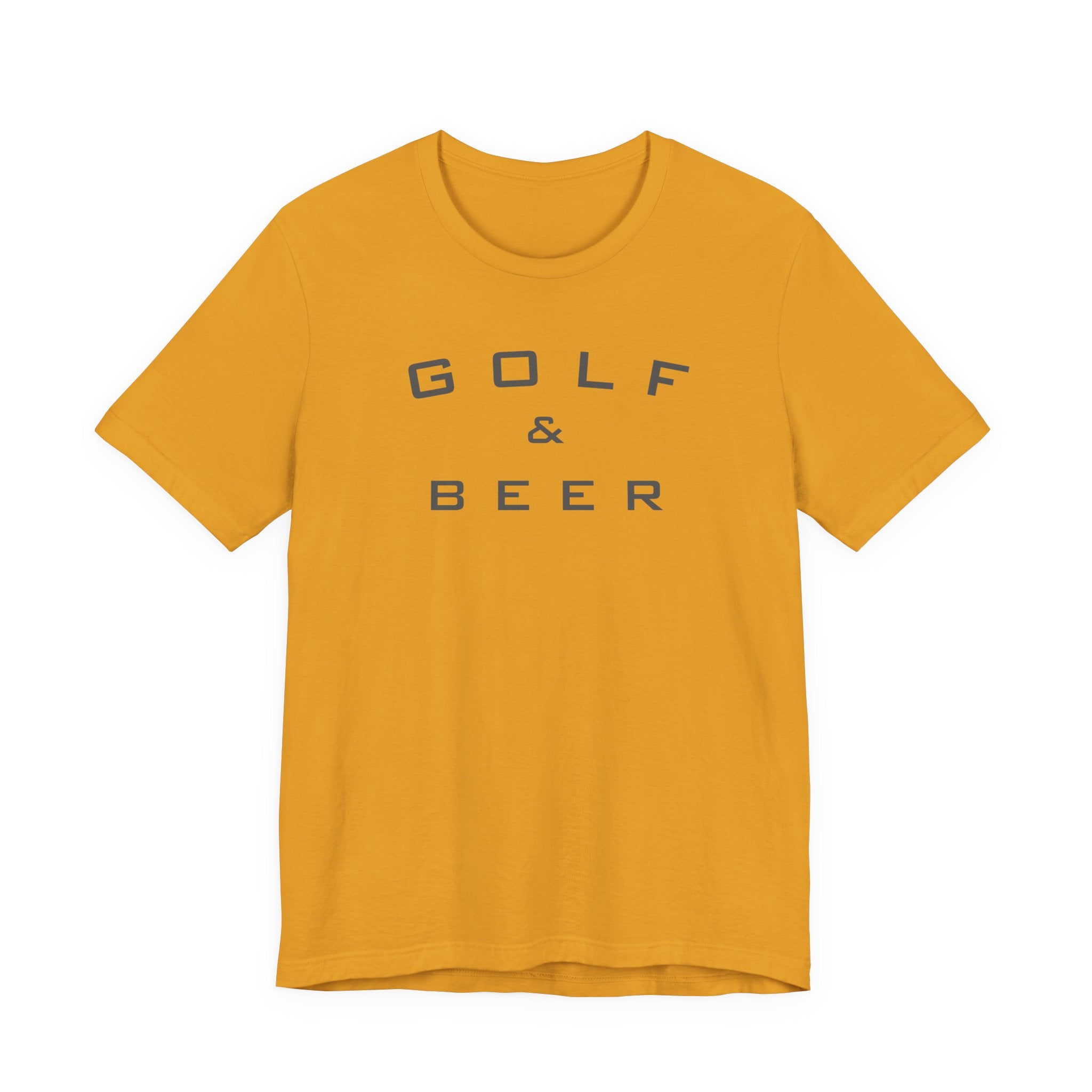 Golf & Beer T-Shirt — Casual Golfing Tee for Golf Lovers